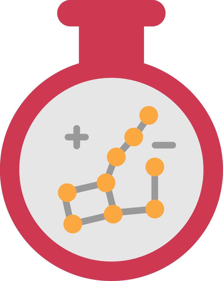 icono plano de constelación vector