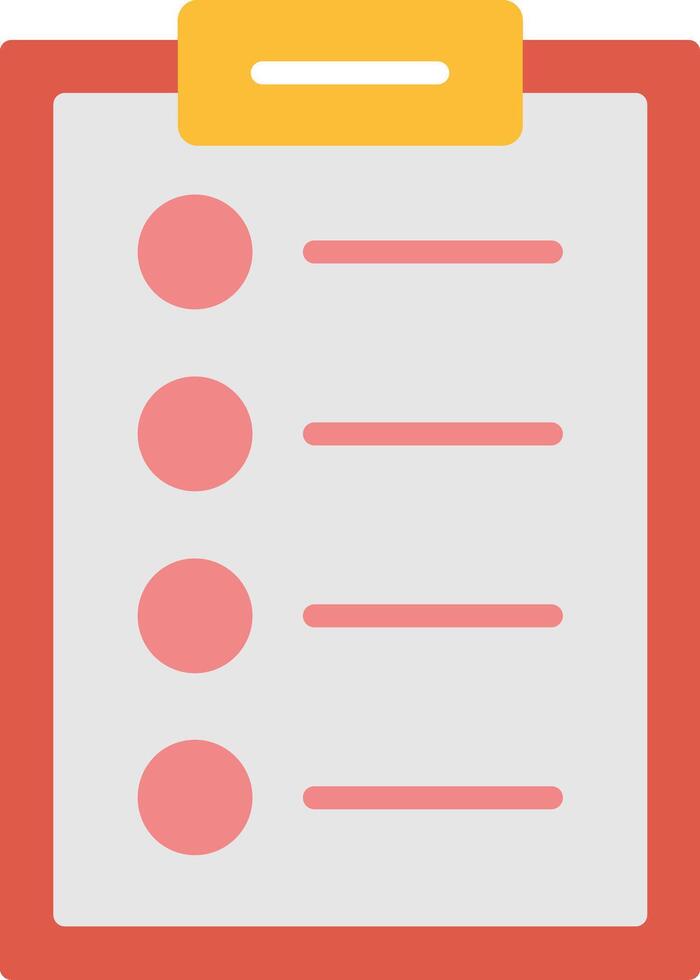 Clipboard Flat Icon vector