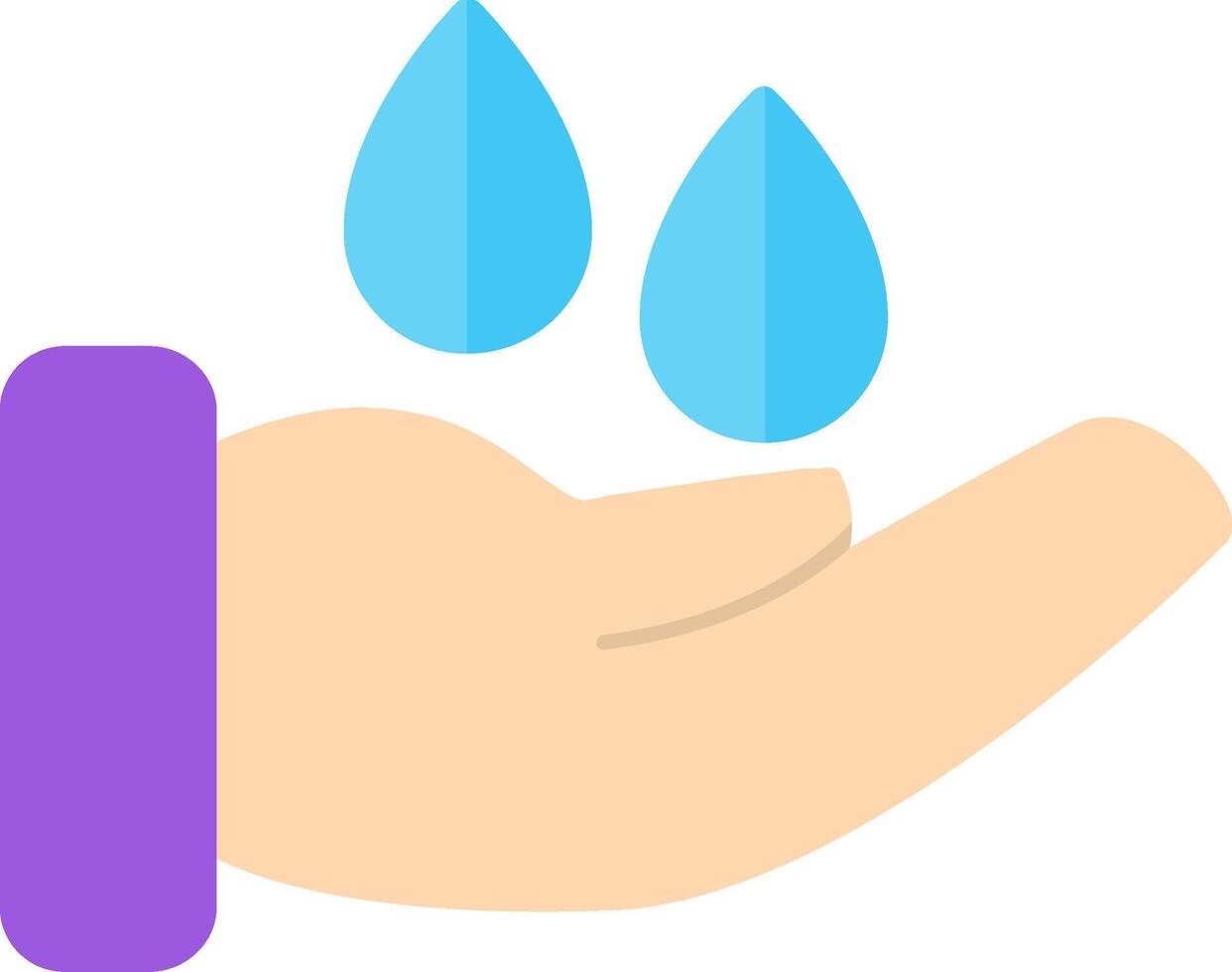 Save Water Flat Icon vector