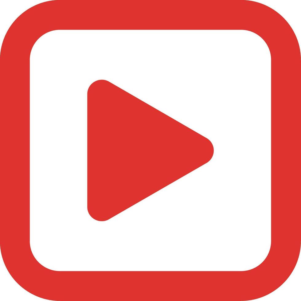 Play Flat Icon vector