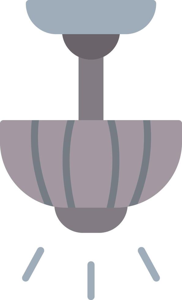 Lamp Flat Icon vector