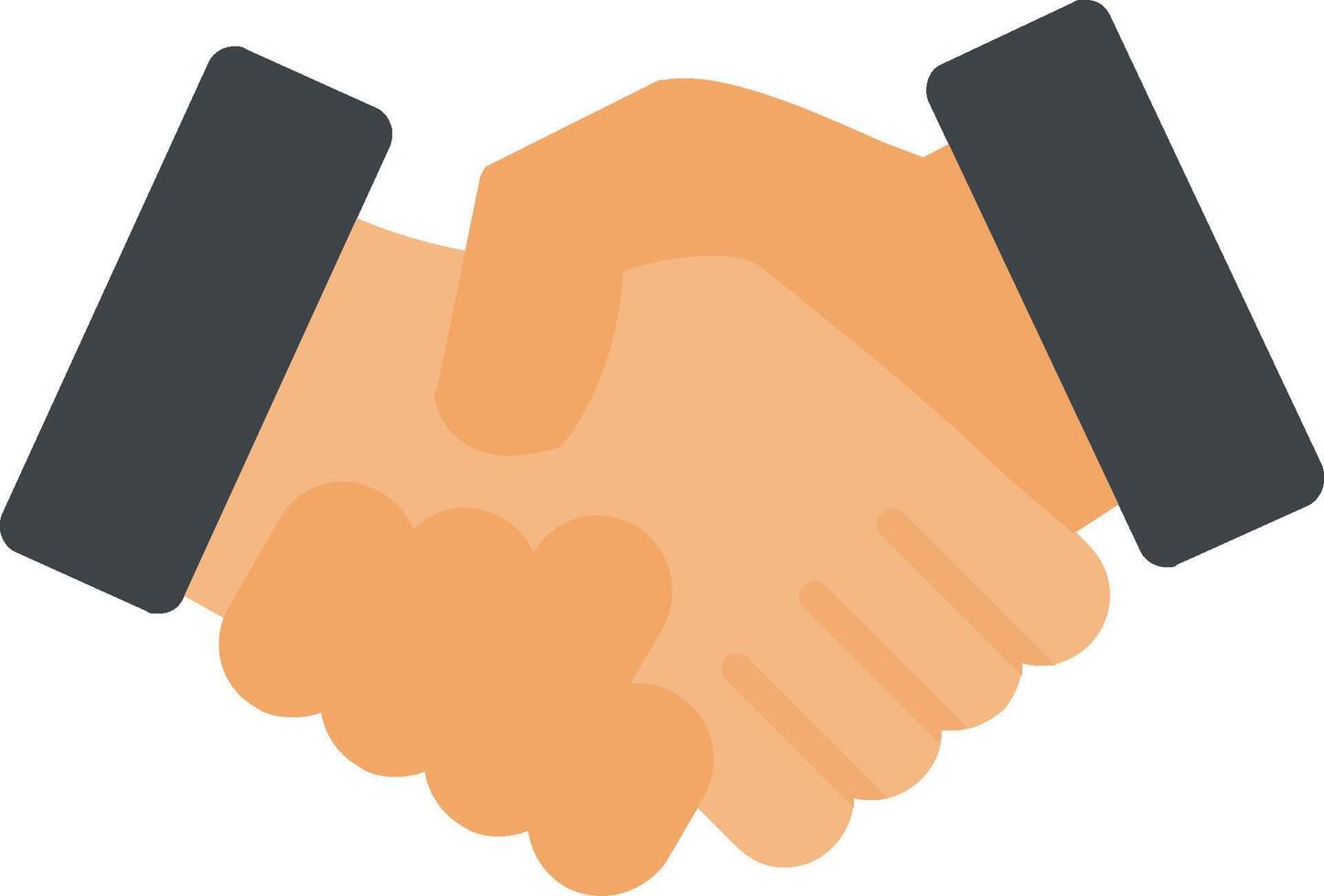 Handshake Flat Icon vector