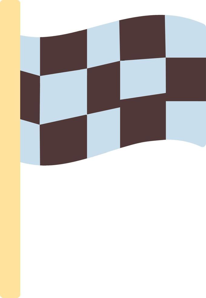 Racing Flag Flat Icon vector