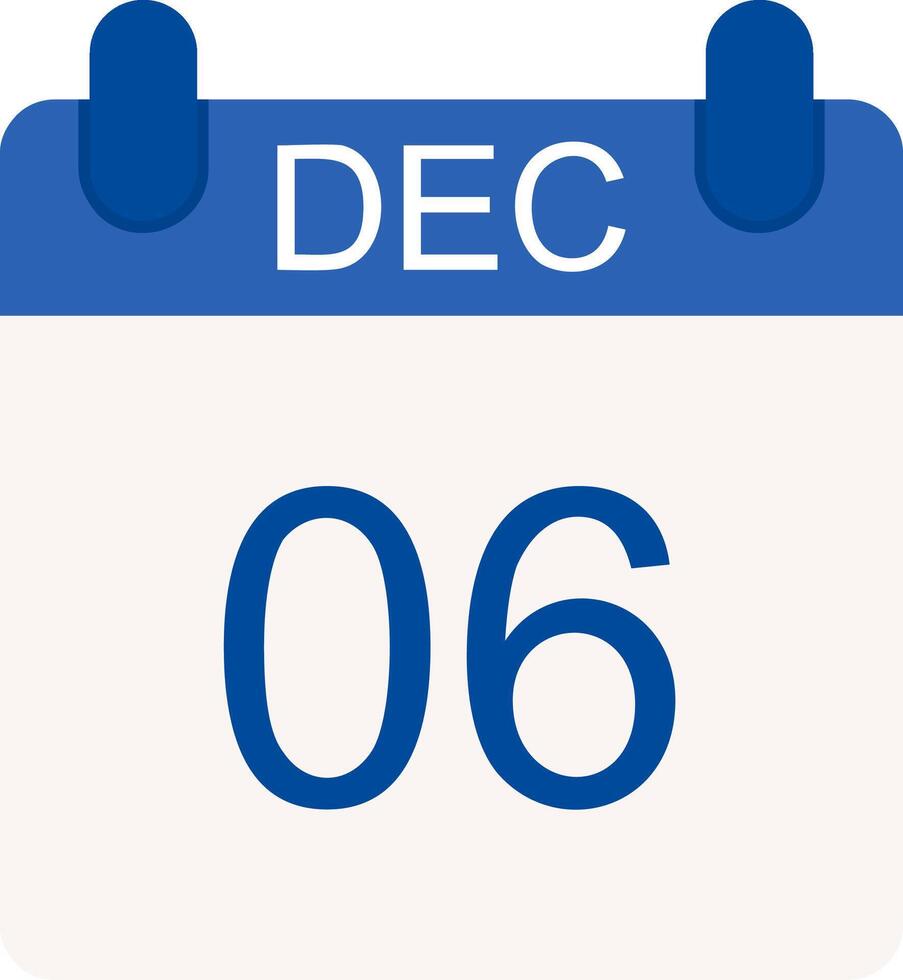 December Flat Icon vector