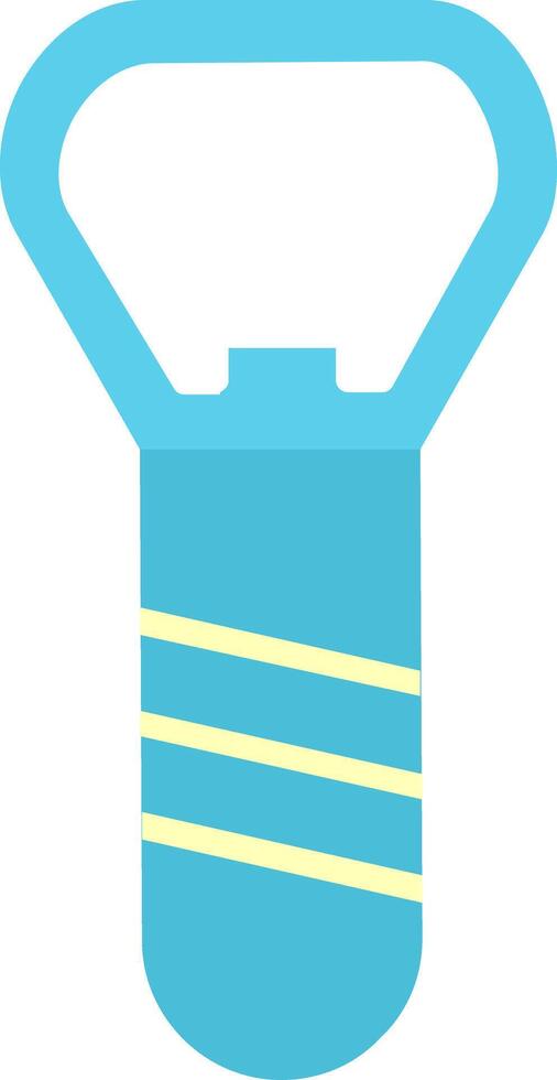 abridor de botellas icono plano vector