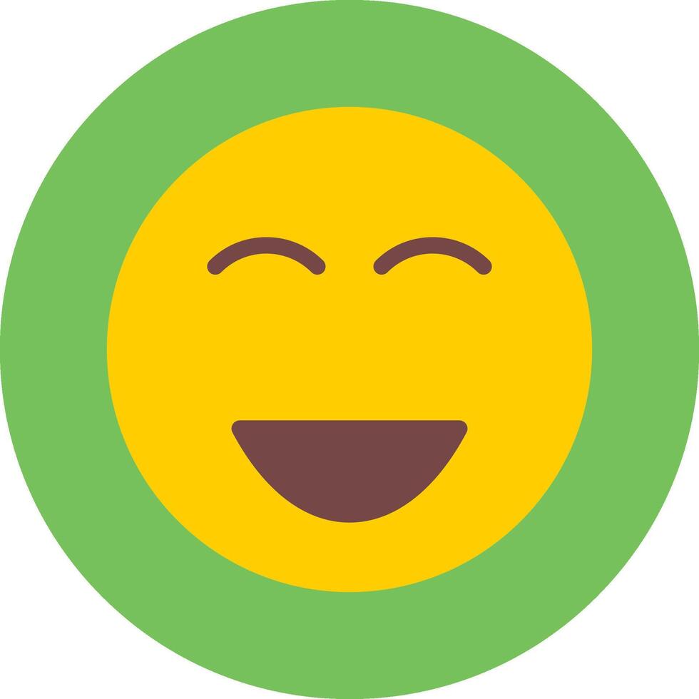 Happy Flat Icon vector