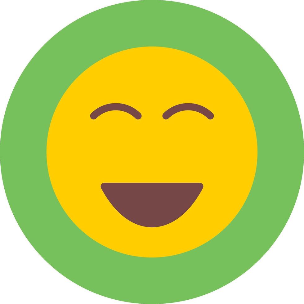 Happy Flat Icon vector