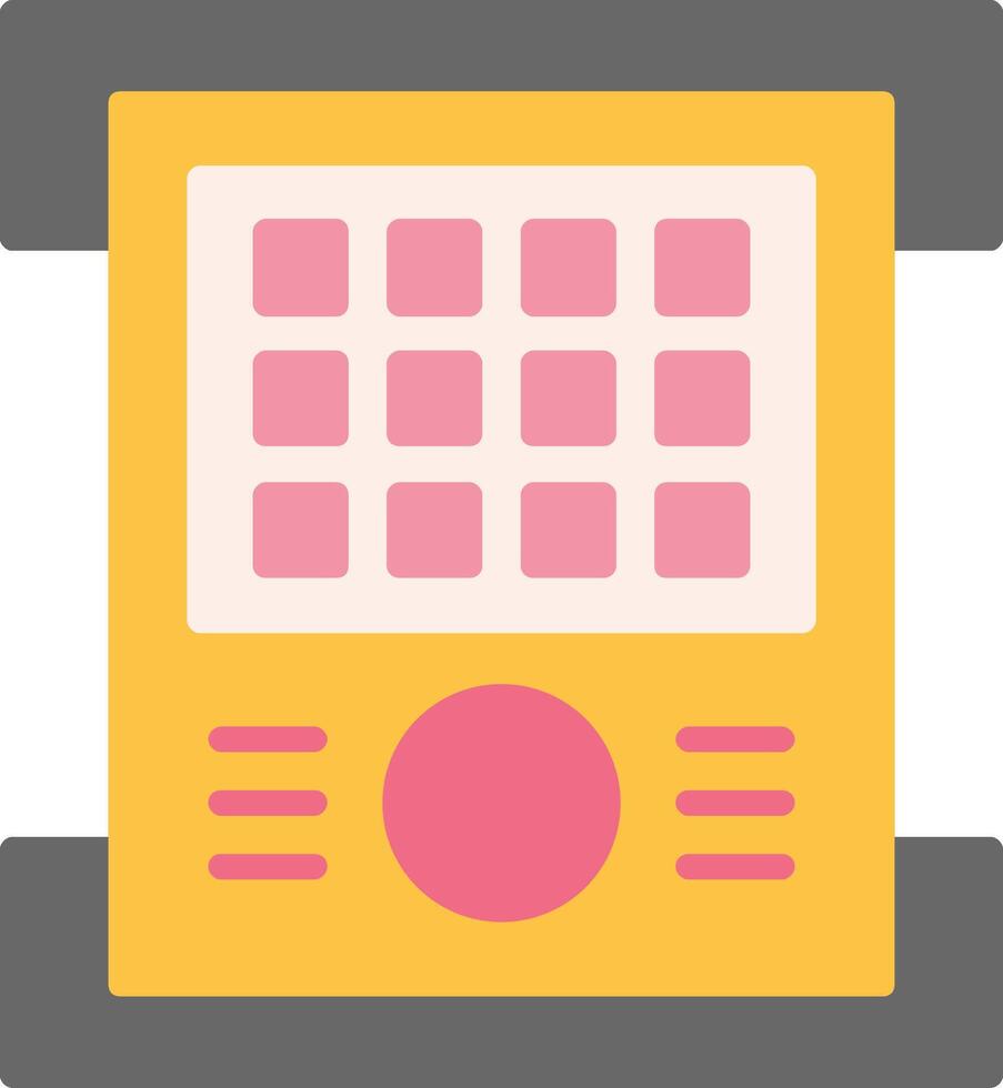 Field Controller Flat Icon vector