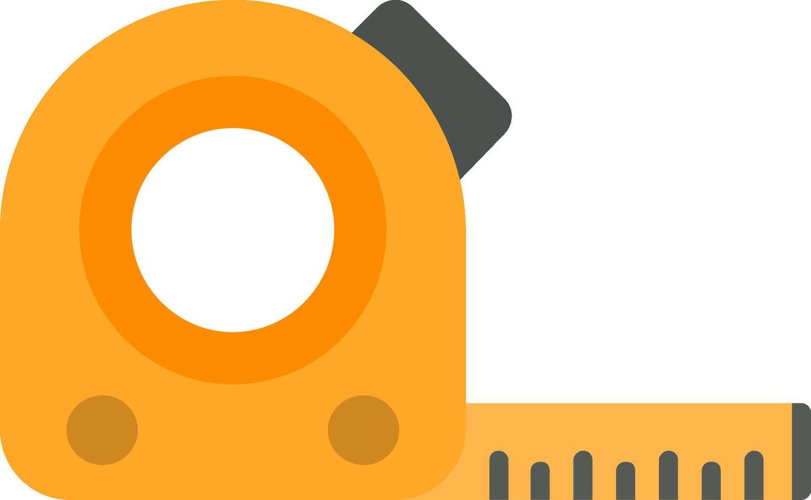 Tape Measure Flat Icon vector