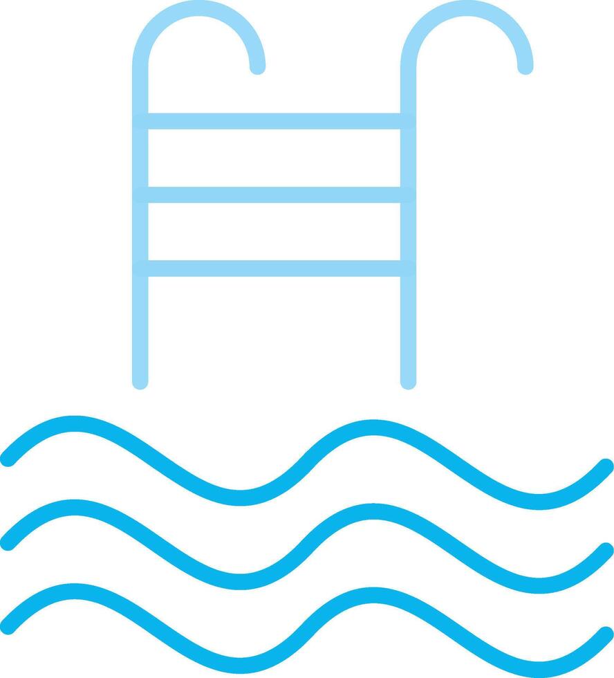 Swimming Pool Flat Icon vector