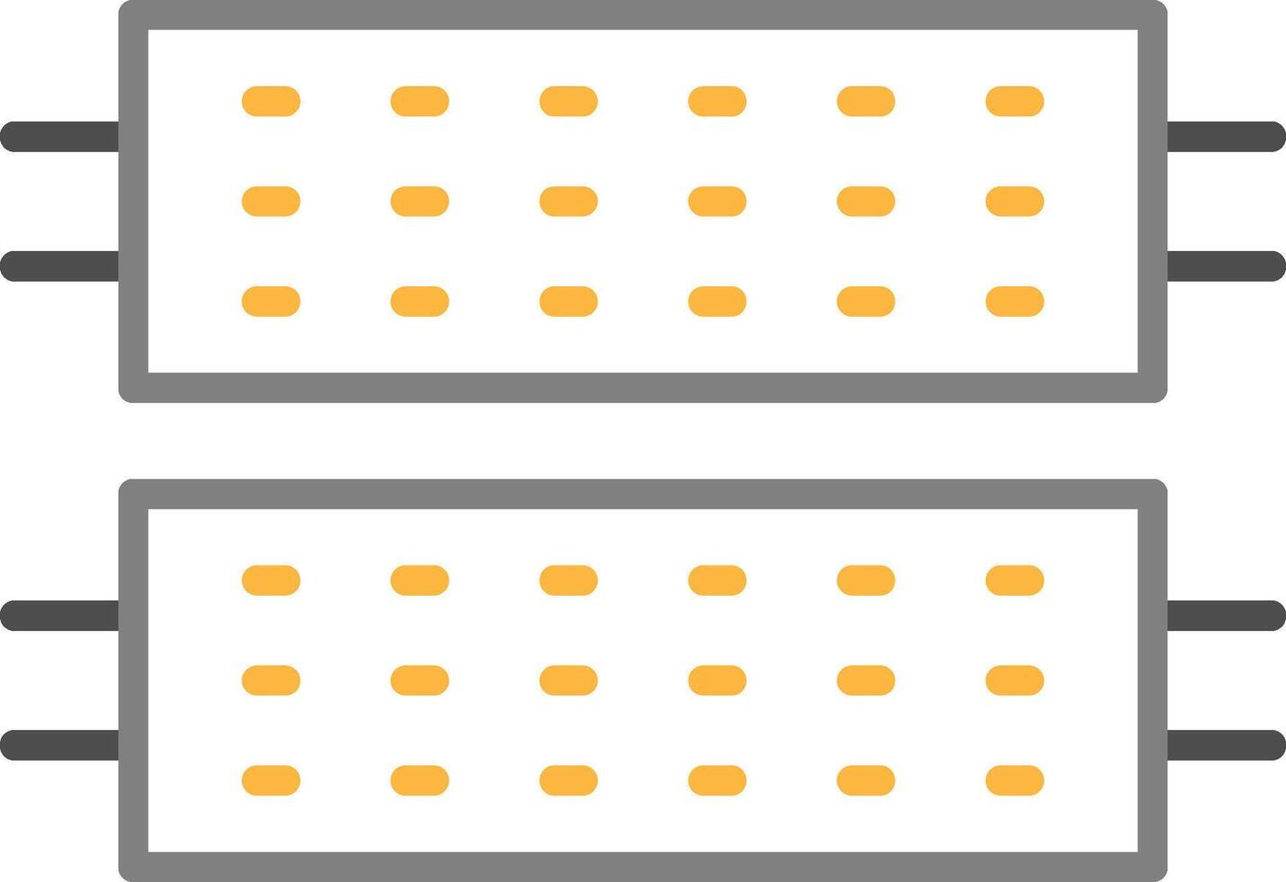 Led Flat Icon vector