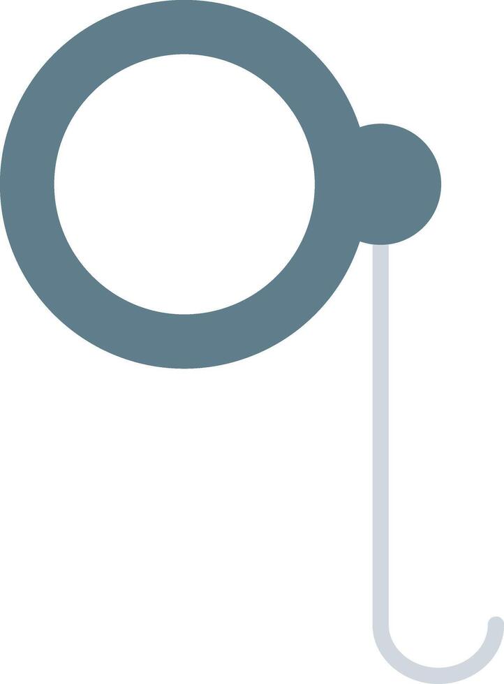 Monocle Flat Icon vector