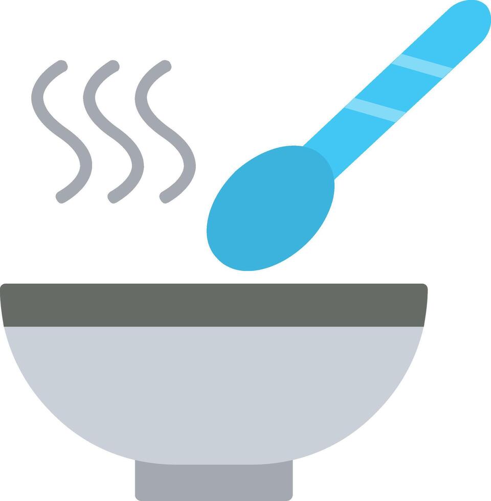 Soup Flat Icon vector