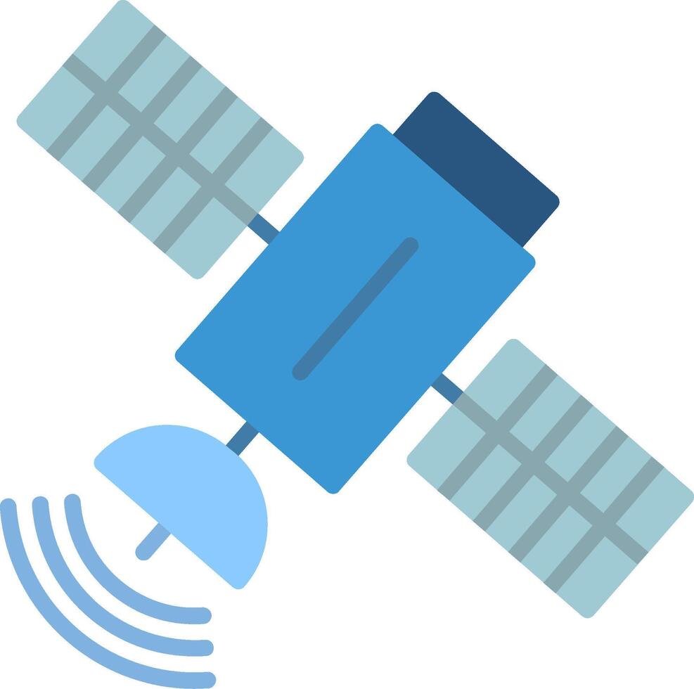 Satellite Flat Icon vector