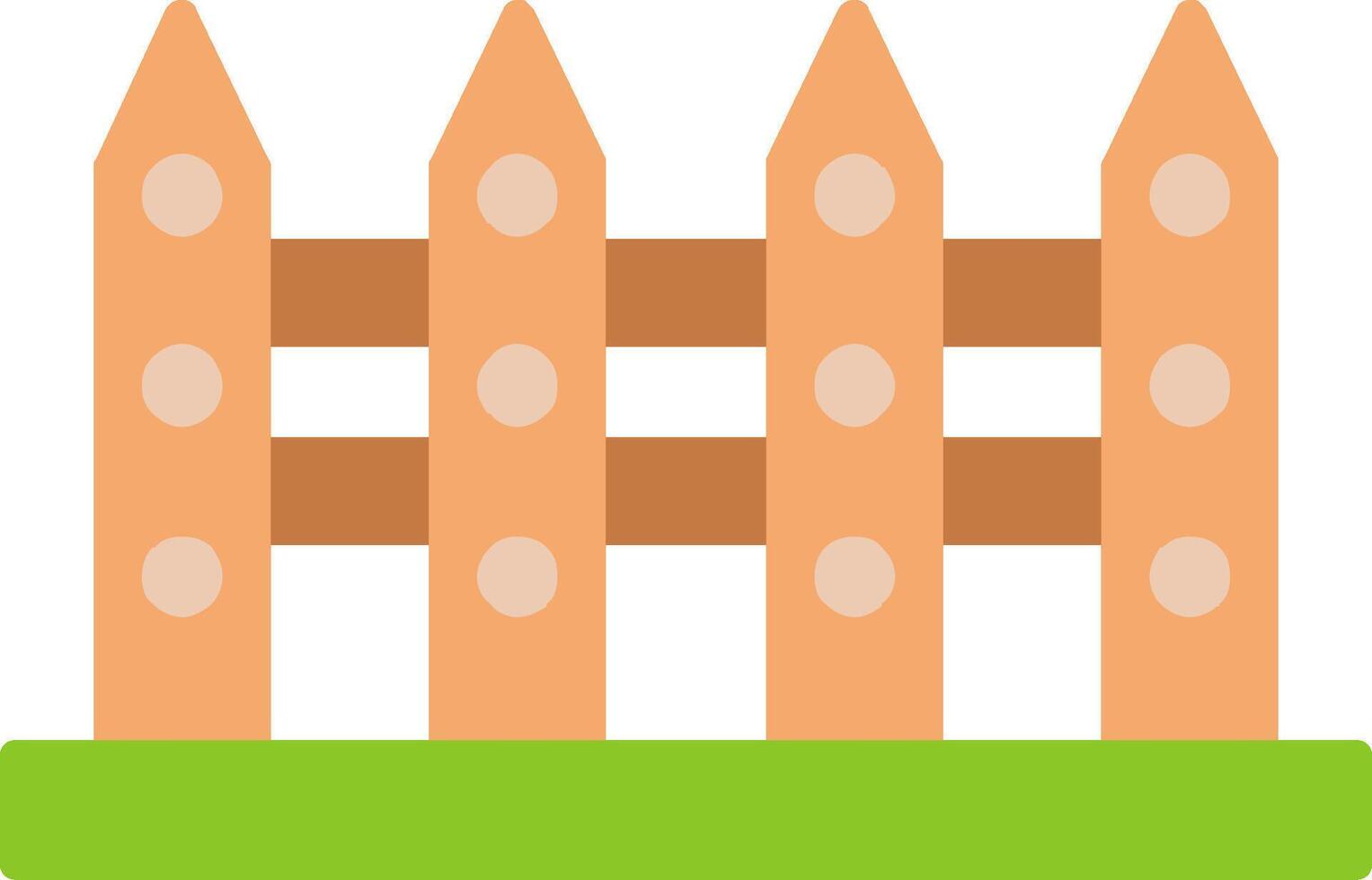 Fence Flat Icon vector
