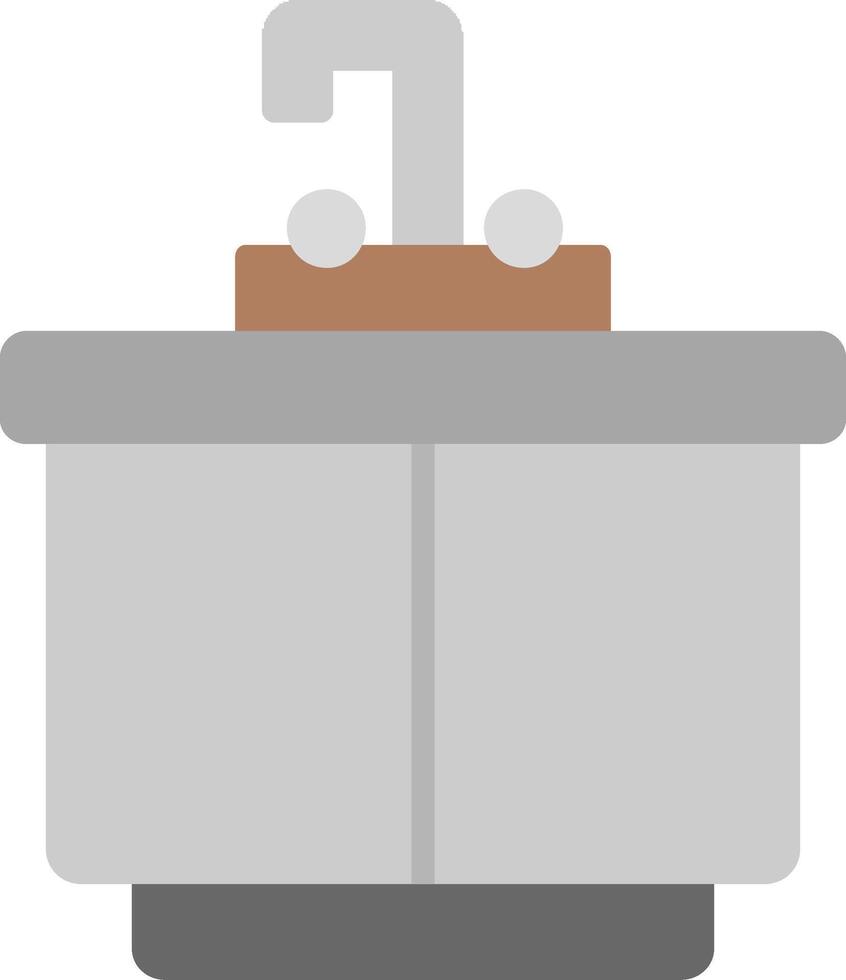 Kitchen Sink Flat Icon vector