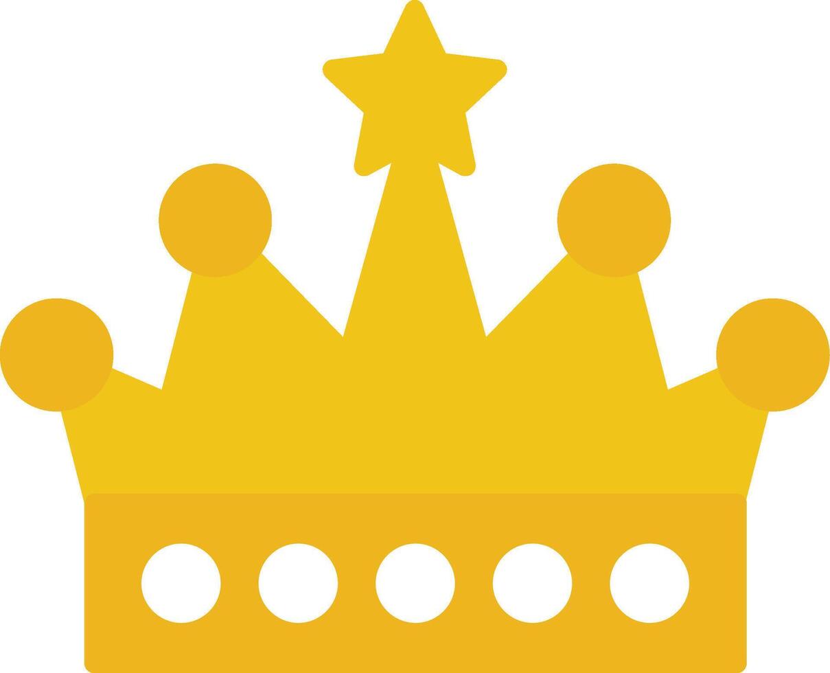 Crown Flat Icon vector