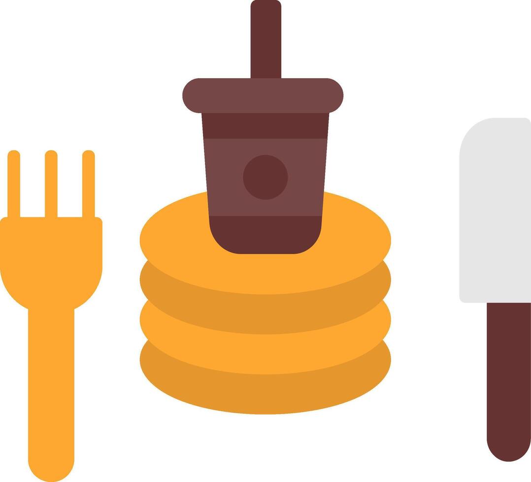 Tableware Flat Icon vector