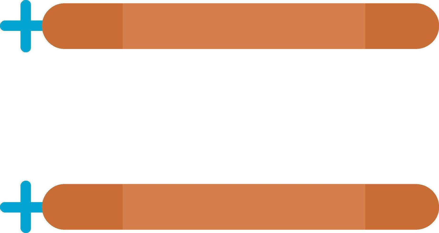 Sticks Flat Icon vector