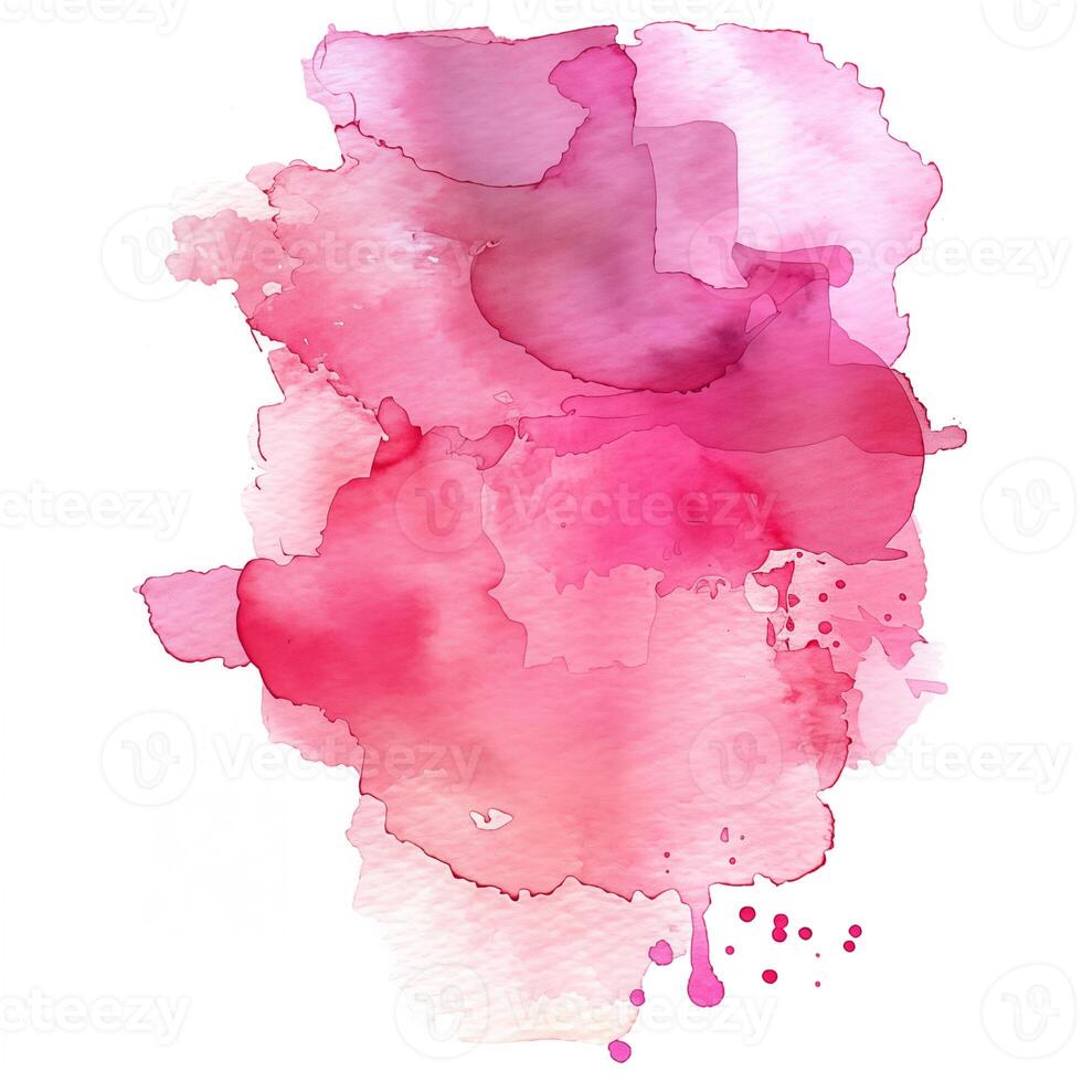 Pink Colorful Abstract Watercolor Background photo