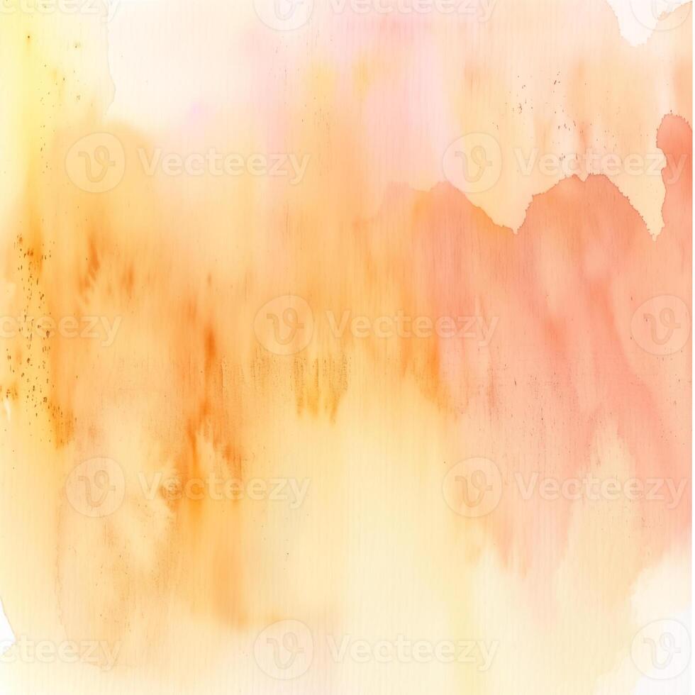 Orange and Pink Colorful Abstract Watercolor Background photo