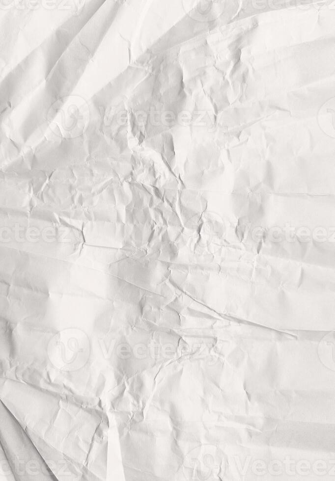 Beige Vertical Crumpled Old Paper Texture Background photo