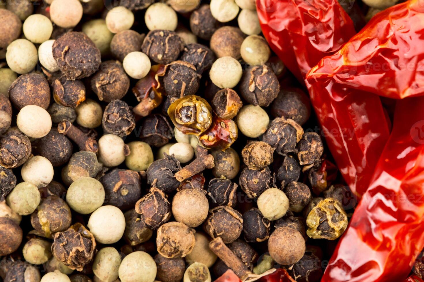 Exploring the Beauty of Macro Spices and Herb Background, A Flavorful Tapestry of Culinary Inspiration photo