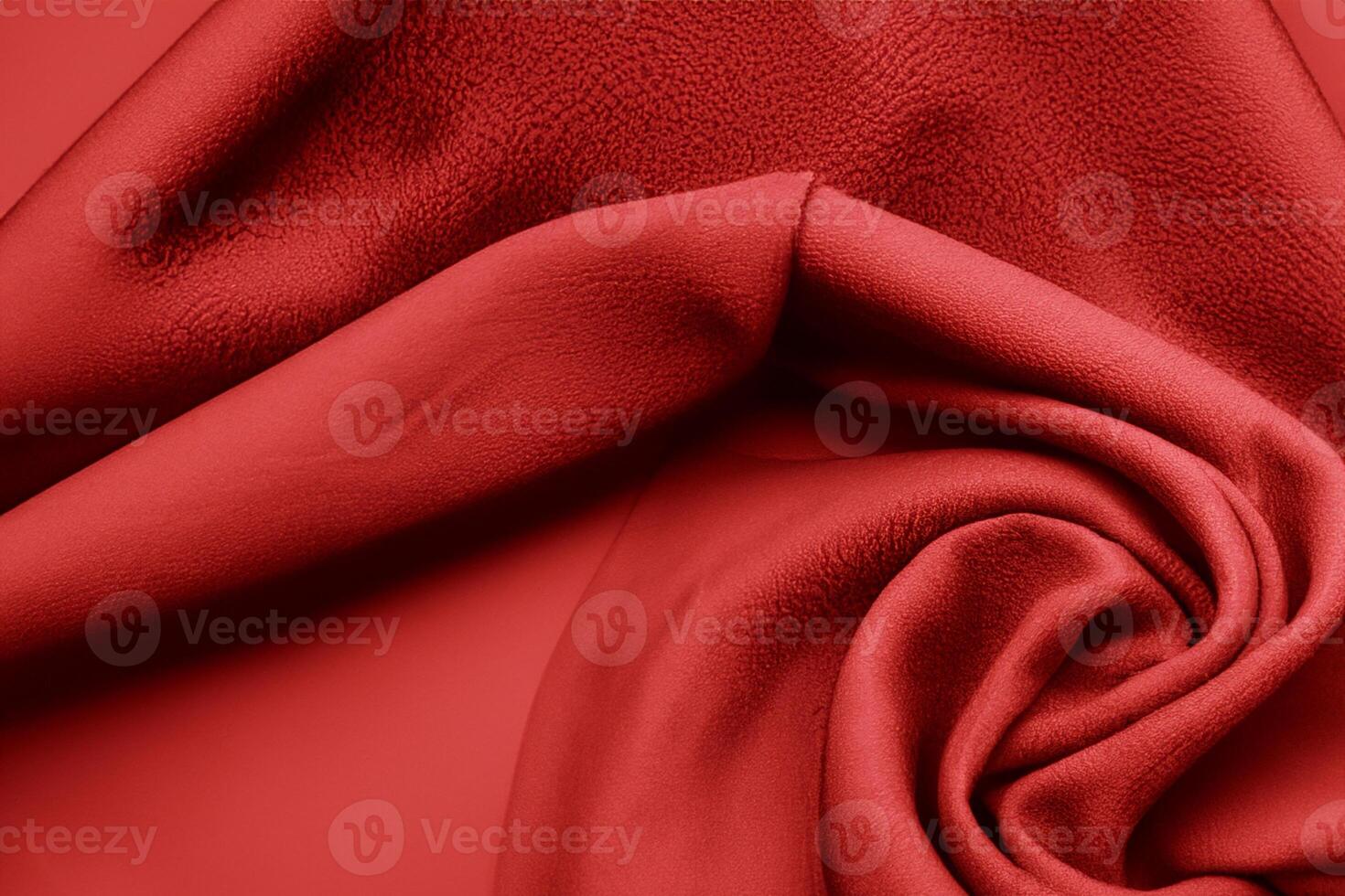 Adorning With the Beauty of Radical Red Cloth Background, A Striking Tapestry of Boldness and Sophistication photo