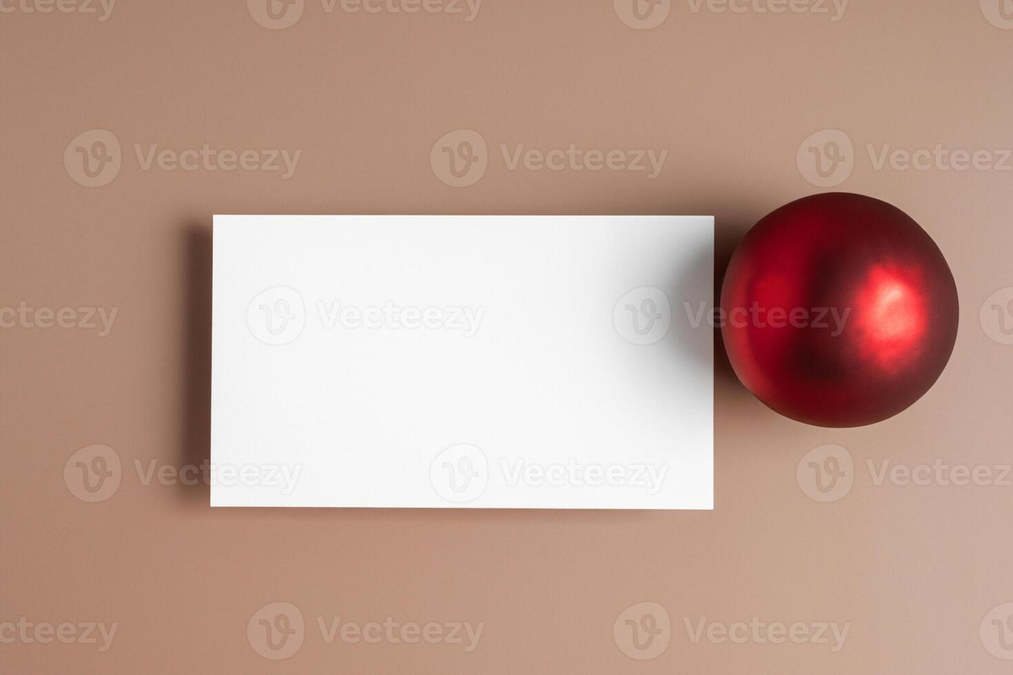 Card and White Paper Mockup Harmonized with Fresh Fruit, Crafting a Visual Symphony of Artful Design and Culinary Delight, Where Wholesome Ingredients Merge in a Feast of Vibrant Imagery photo