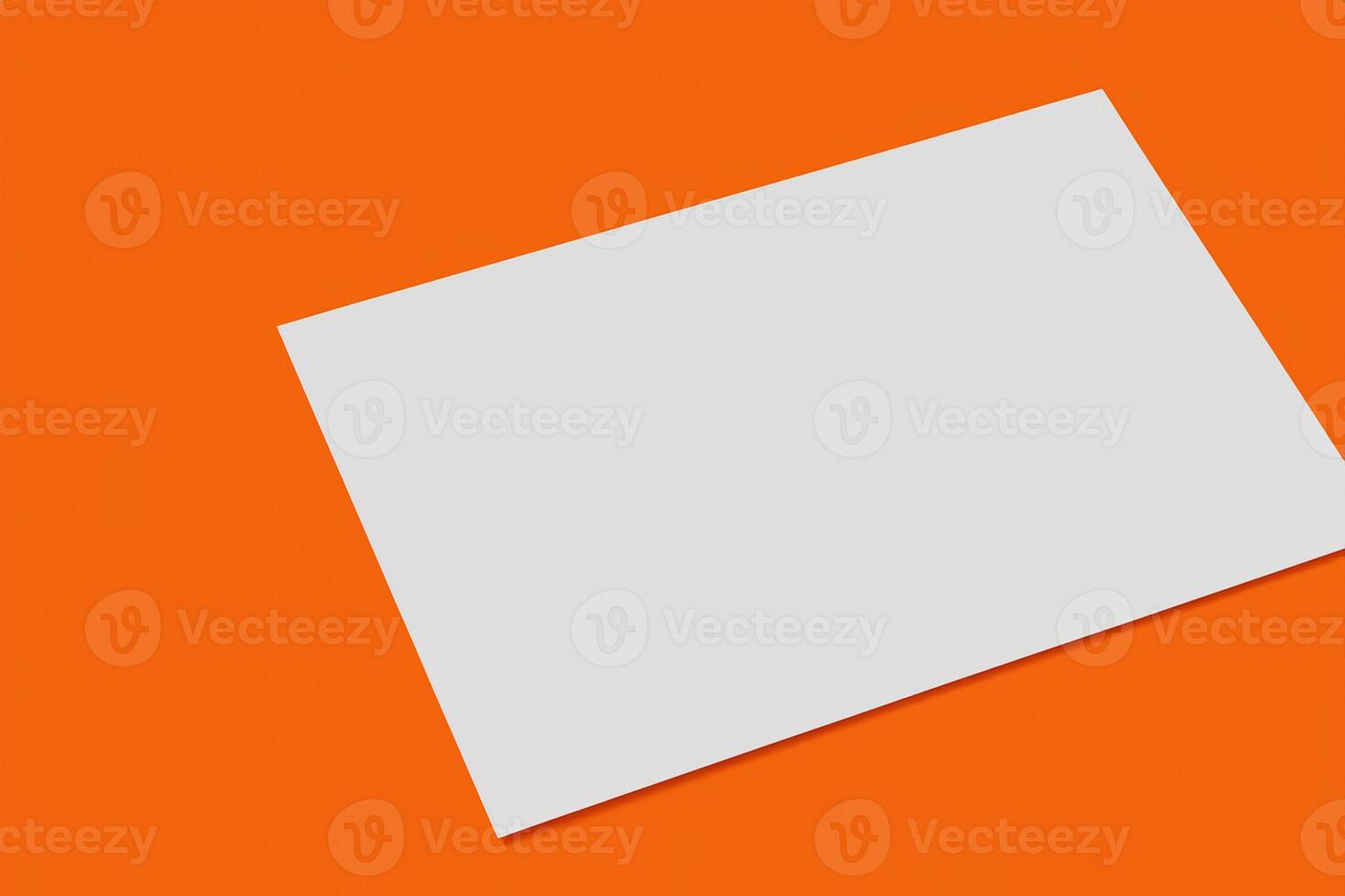 White Paper Mockup Enlivened by the Zesty Aura of Fresh Oranges, Crafting a Visual Symphony of Culinary Opulence and Wholesome Design photo