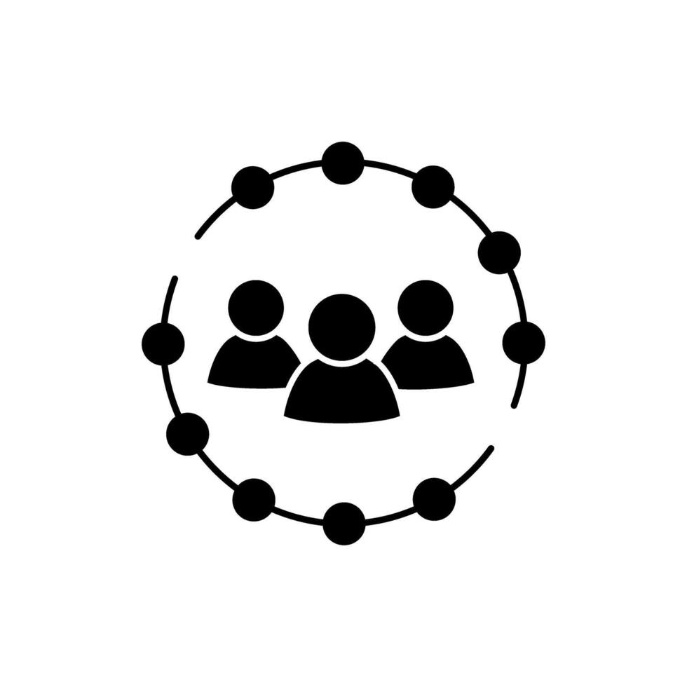 Communication icon. Interaction illustration sign. Connection symbol. Chat logo. vector