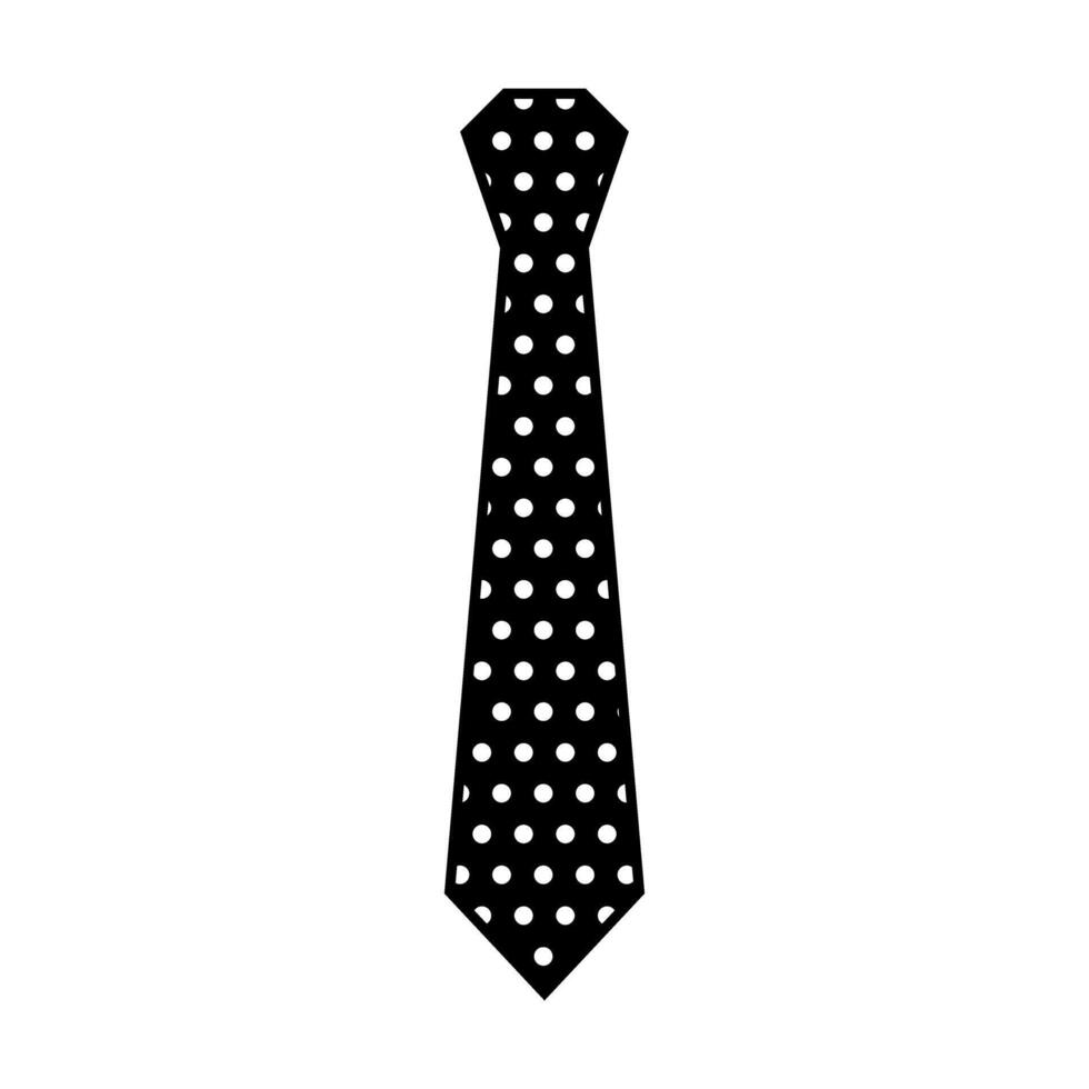 Tie icon. Necktie illustration sign. Cravat symbol or logo. vector