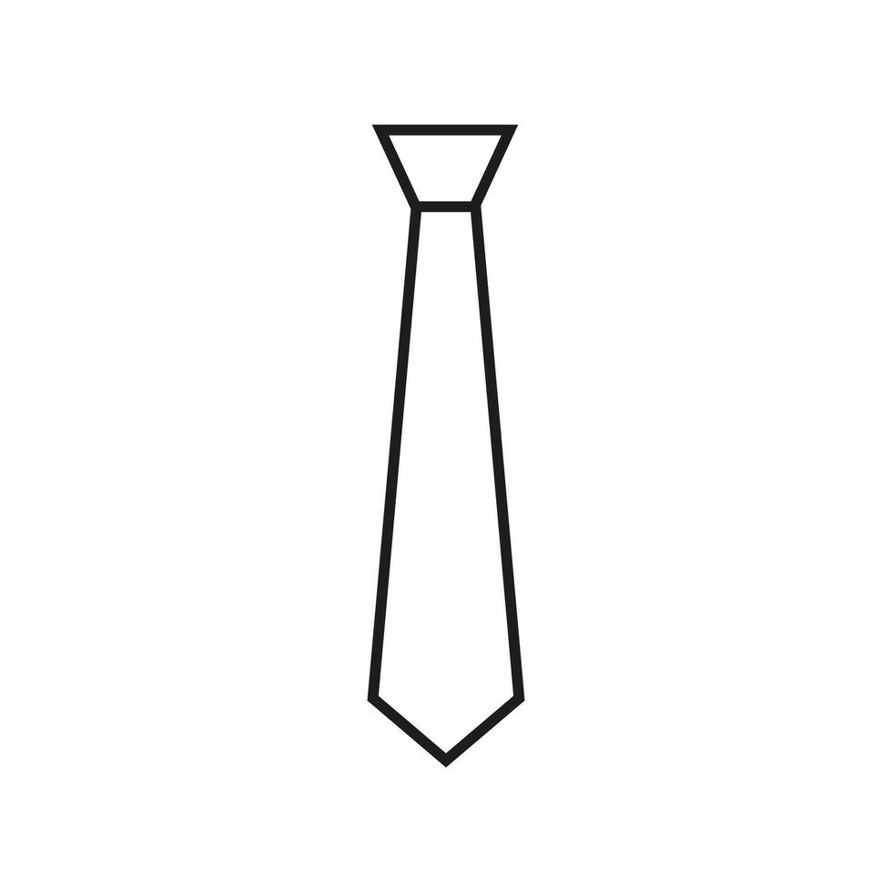 Corbata icono. corbata ilustración signo. corbata símbolo o logo. vector
