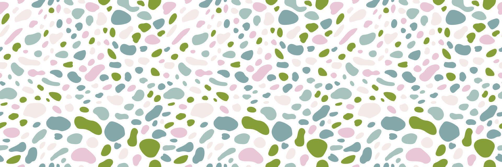 Seamless pattern spots. Animal fur texture surface. Abstract speckled design. vector