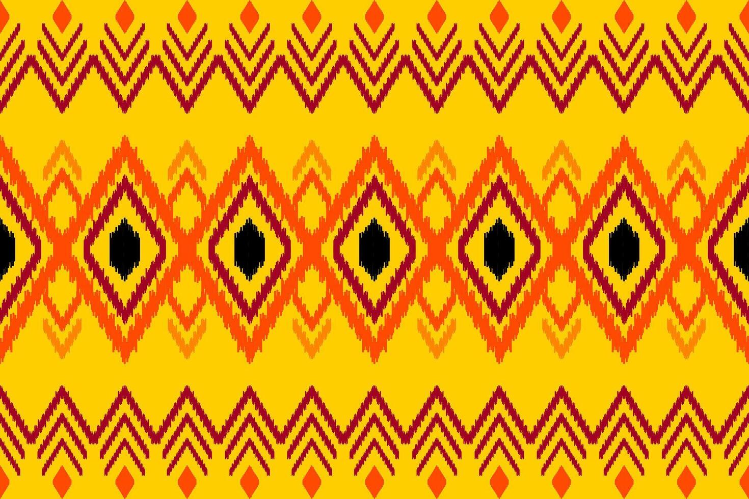 ikat sin costura modelo resumen antecedentes para textil diseño. lata ser usado en tela diseño para ropa, envase, alfombra, moda, textil, tela, camisa, bordado vector