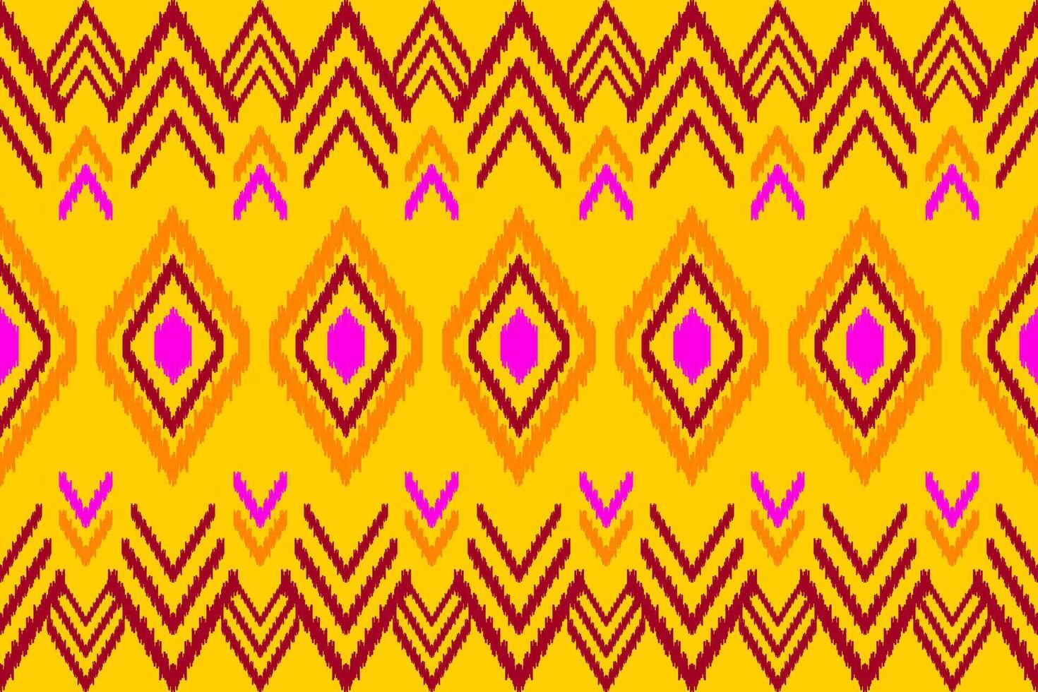 ikat seamless pattern abstract background for textile design. Can be used in fabric design for clothes, wrapping, carpet, fashion, textile, fabric, shirt, embroidery vector