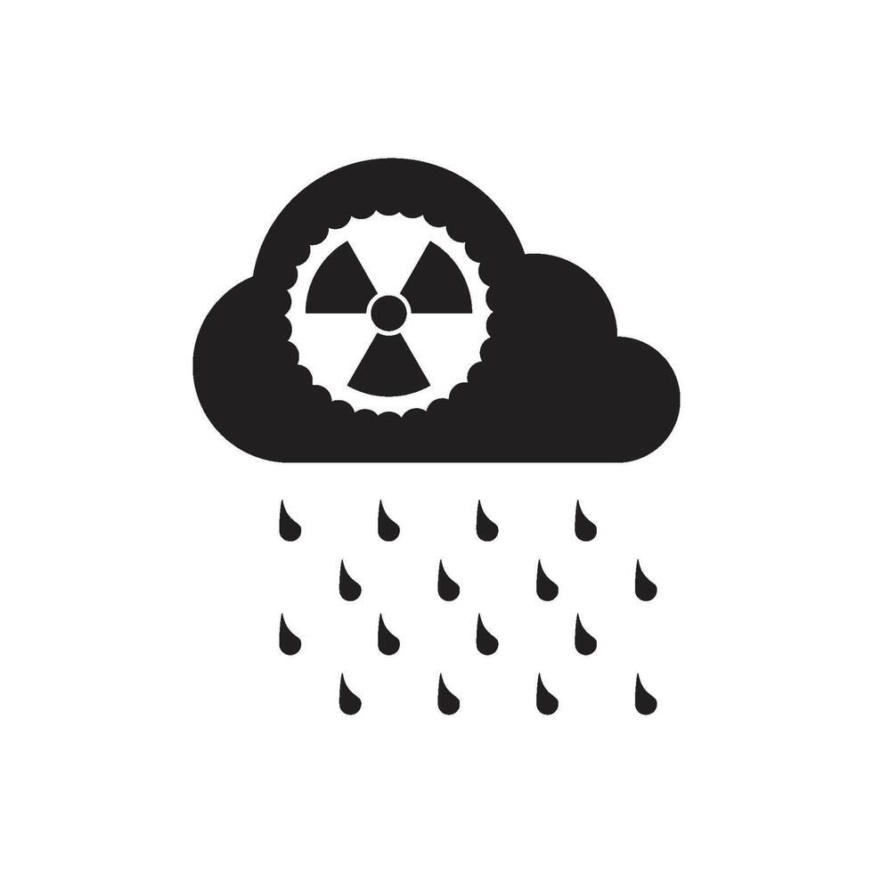 nuclear icon logo vector