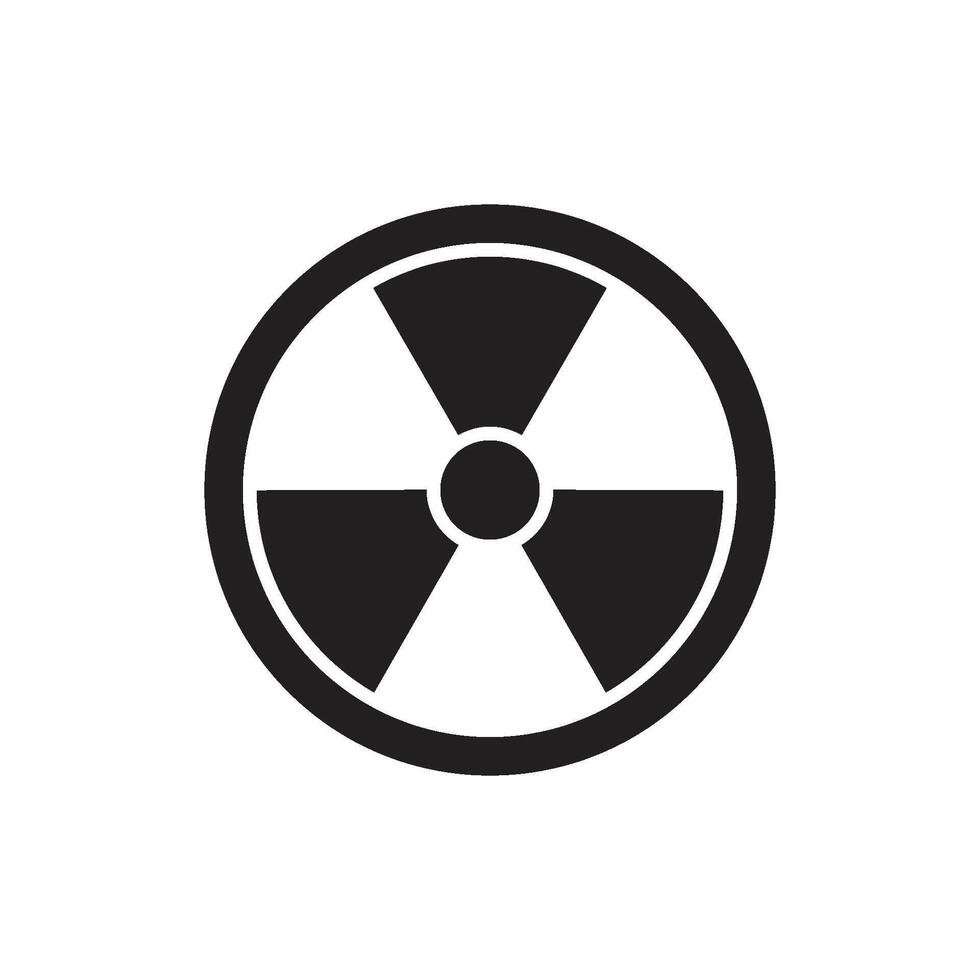 nuclear icon logo vector