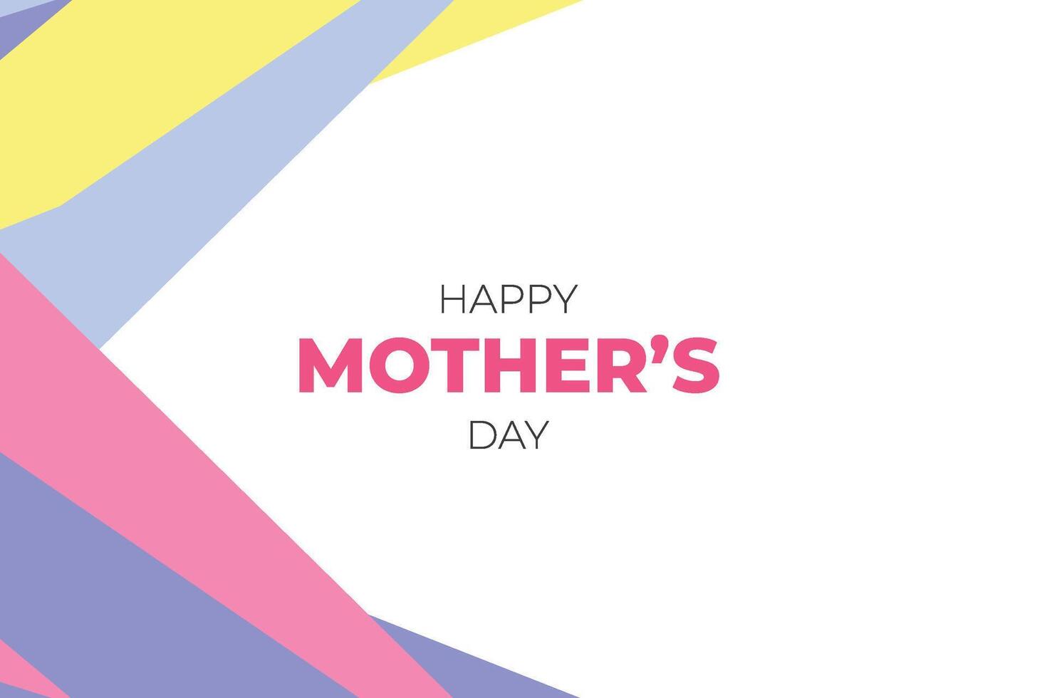 Happy Mothers Day Colourful Abstract Background vector