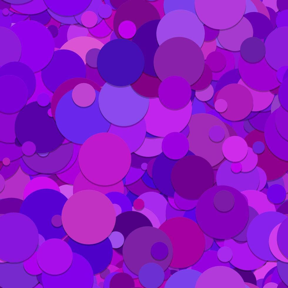 Seamless purple circle pattern vector