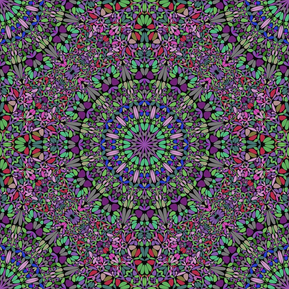 Abstract colorful geometrical floral mandala pattern background design vector