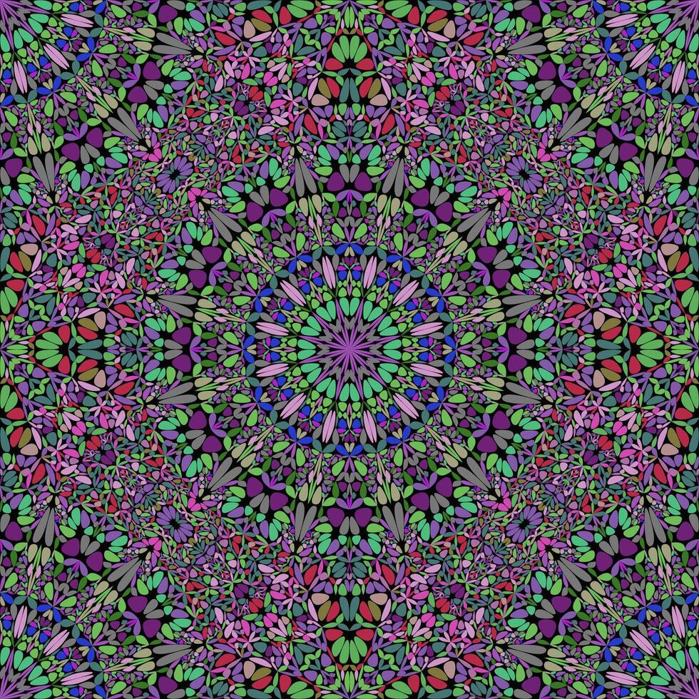 resumen vistoso geométrico floral mandala modelo antecedentes diseño vector