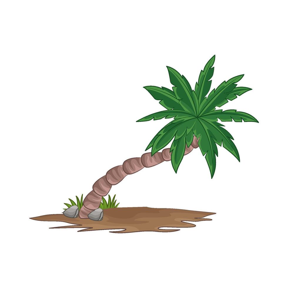 ilustración de palma árbol vector