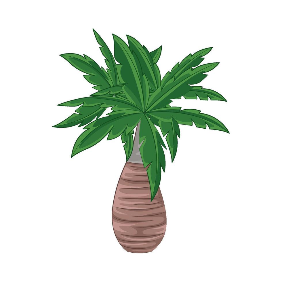 Illustration of palm tree vector
