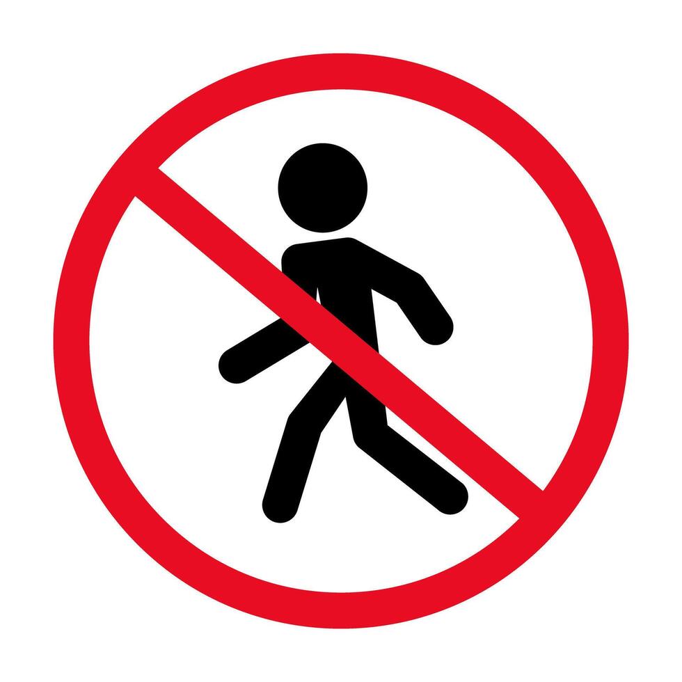 No admission. No entry. Attention. vector