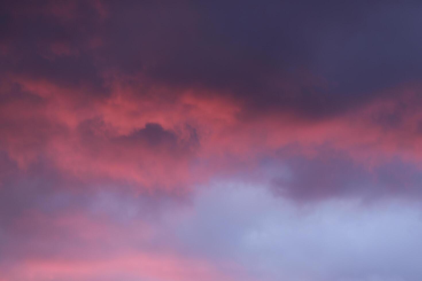 colorful sunset in the netherlands photo