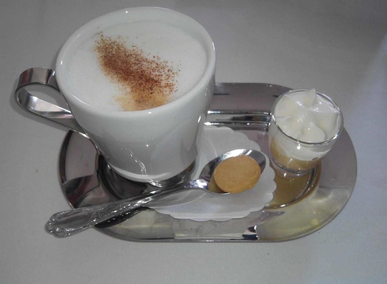 cappuccino coffee in a luxury style photo