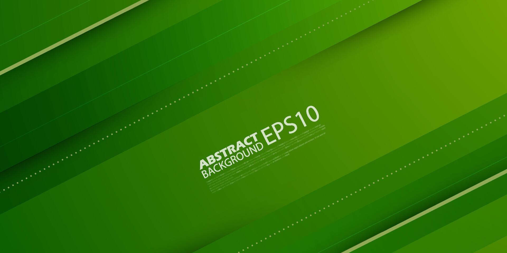 Abstract green stripe background overlap template with overlay lines and shapes. Colorful green background with line pattern design. Eps10 vector