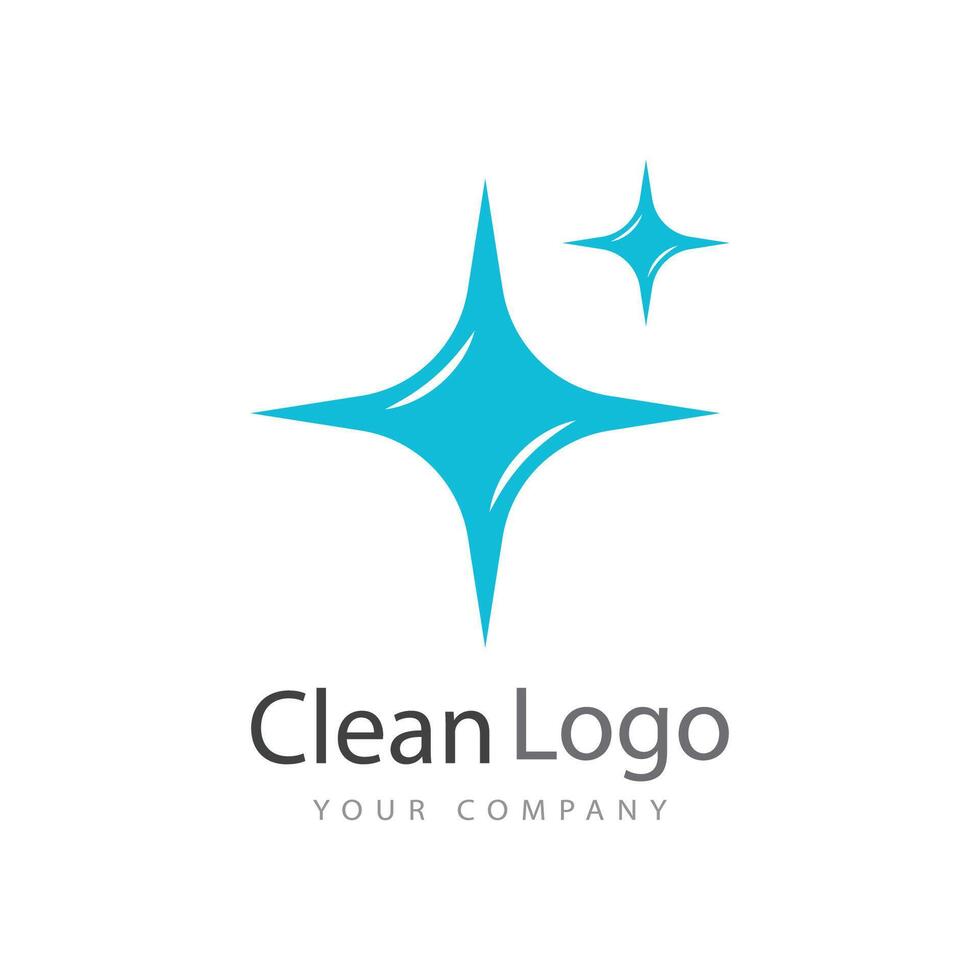 Cleaning logo template symbol design vector