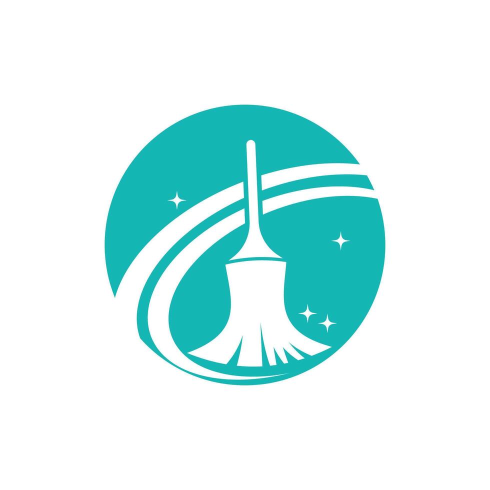 Cleaning logo template symbol design vector